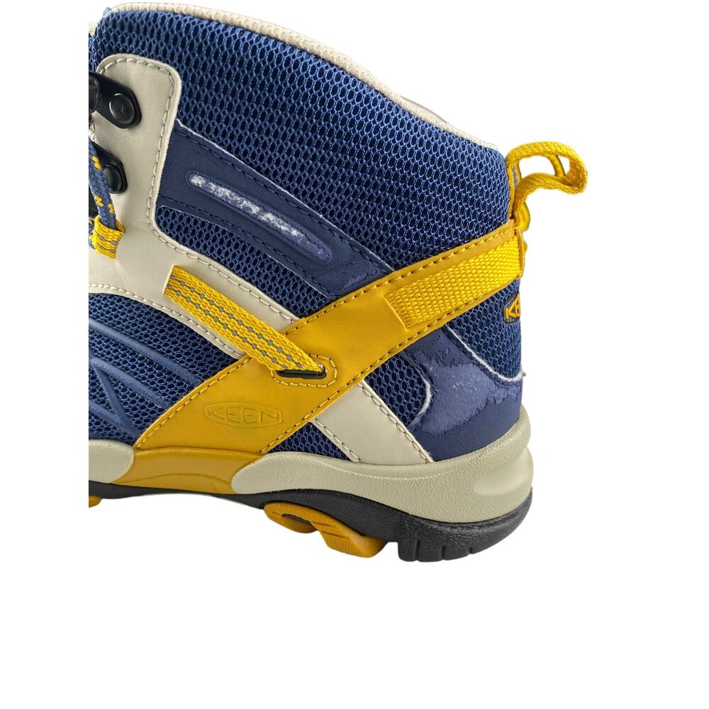 KEEN Marshall Mid Trail Hiking Boots Womens US 7.5 / 1009550 Blue Mesh Outdoor - Picture 4 of 9